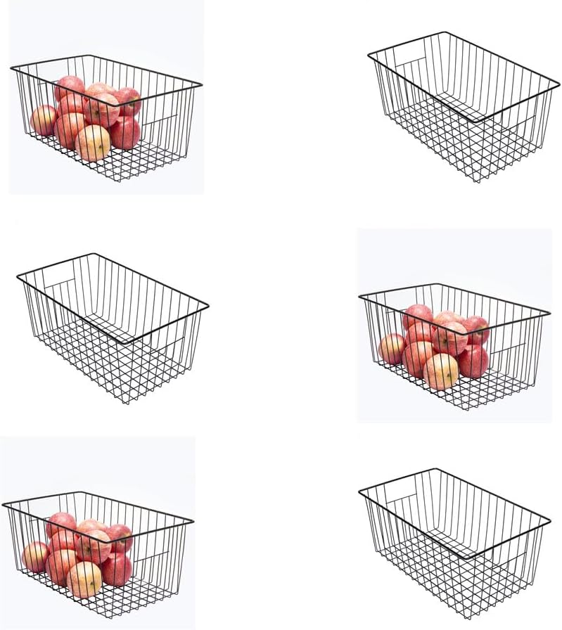 16inch Upright Freezer Organizer Baskets for 13-14,16-21 cu.ft Standup Freezer, Settle freezer