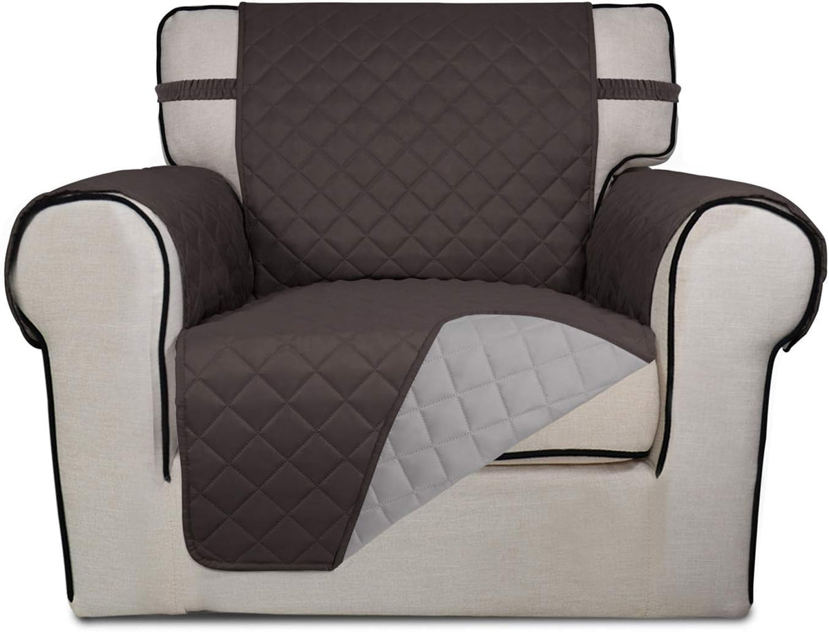 PureFit Reversible Quilted Sofa Cover, Water Resistant Slipcover Furniture Protector, Washable
