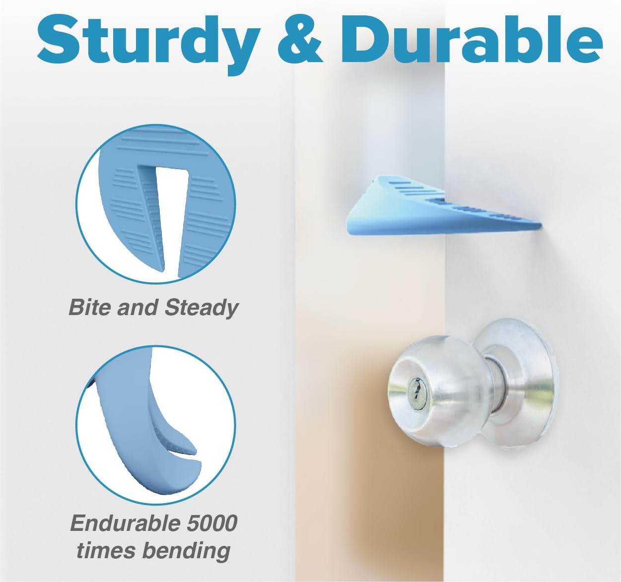 Door Pinch Guard and Door Slam Stopper, Durable Silicone Door Finger Pinch Guard, Prevents Finger