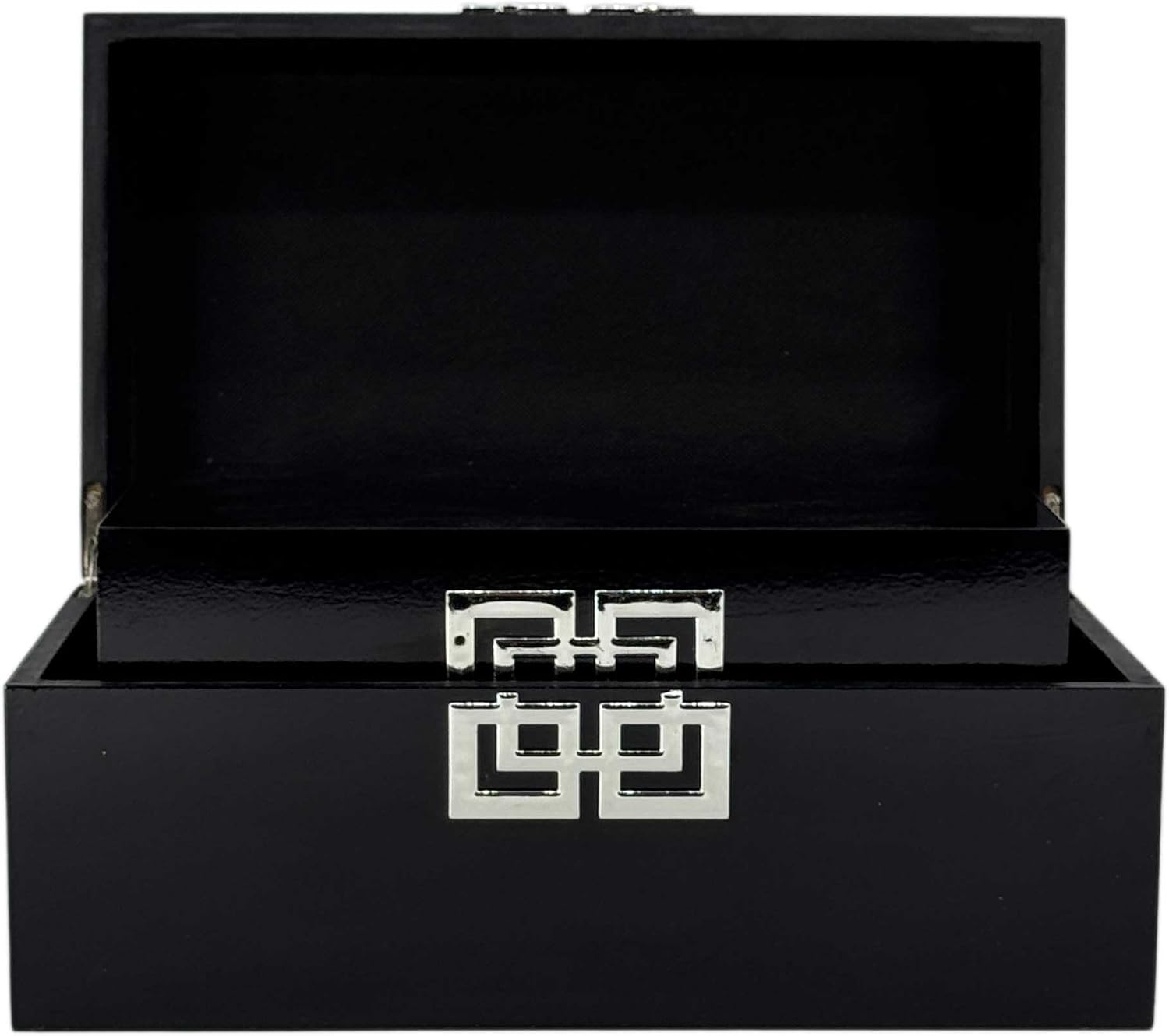 Galt International Storage Box Set Decorative Storage Box w/Hinged Lid Classic Design Wood Decor