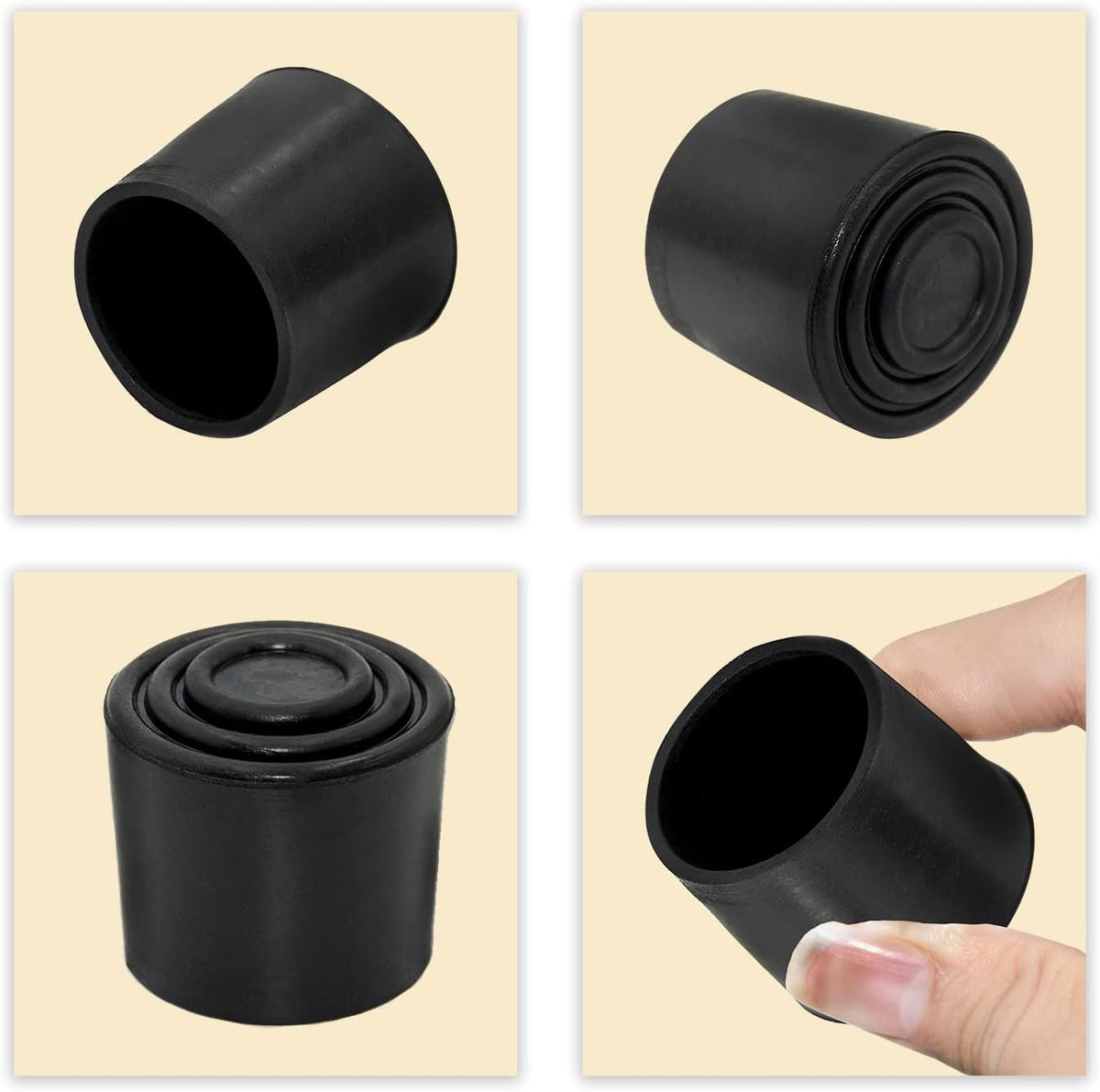 Flyshop Furniture Table Covers Non-Slip Durable Rubber Leg Tips Chair Leg Caps Floor Protector
