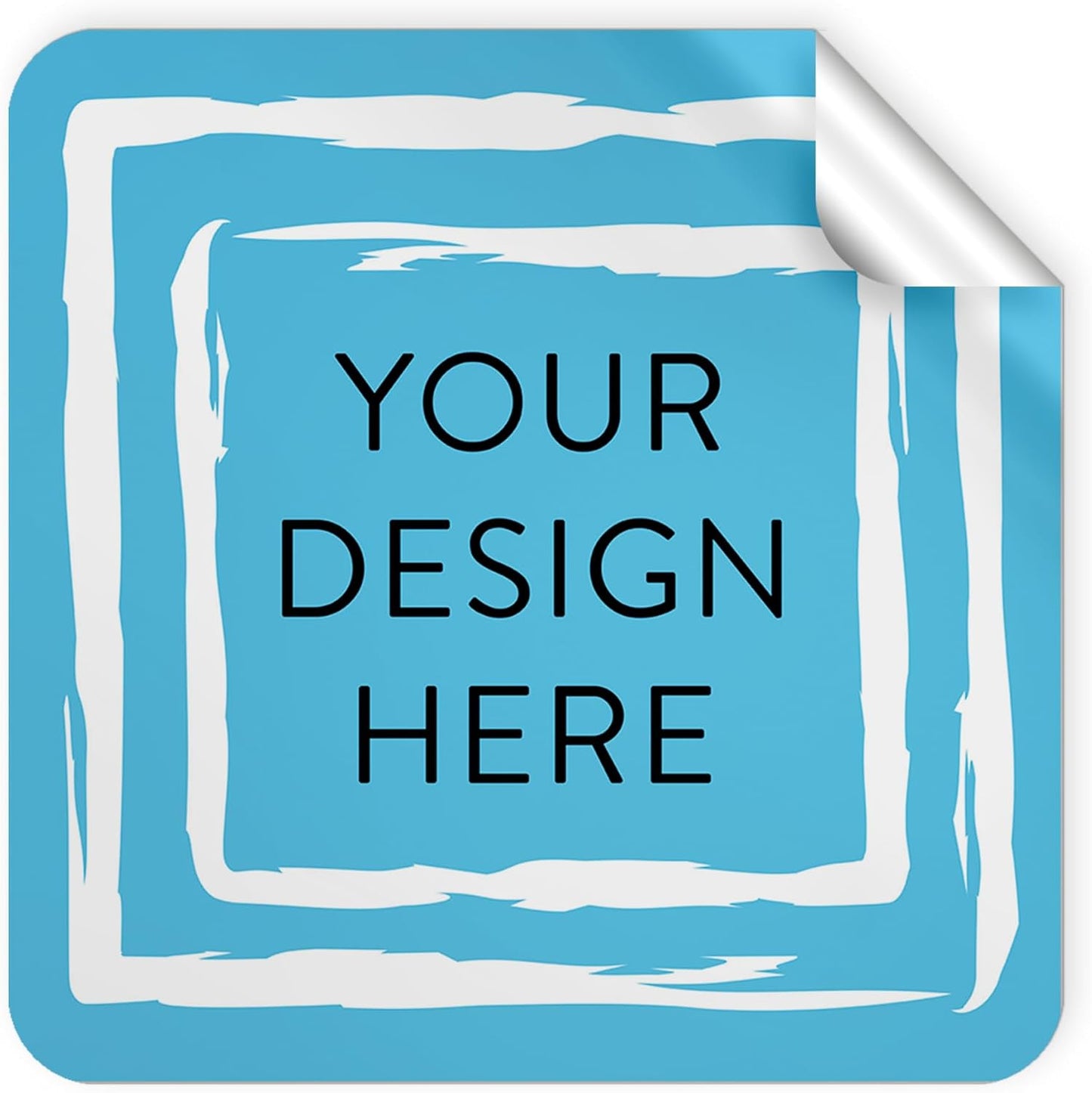 100 Custom Vinyl Stickers - Upload Your own Image, Text, Design, Logo - Personalized Logo Labels