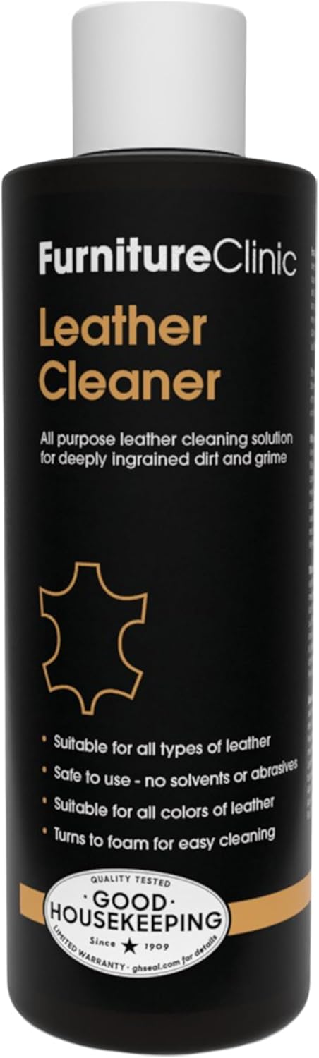 Furniture Clinic Leather Cleaner | Non-Toxic | Removes Dirt & Grime | All-Purpose Cleaning Solution