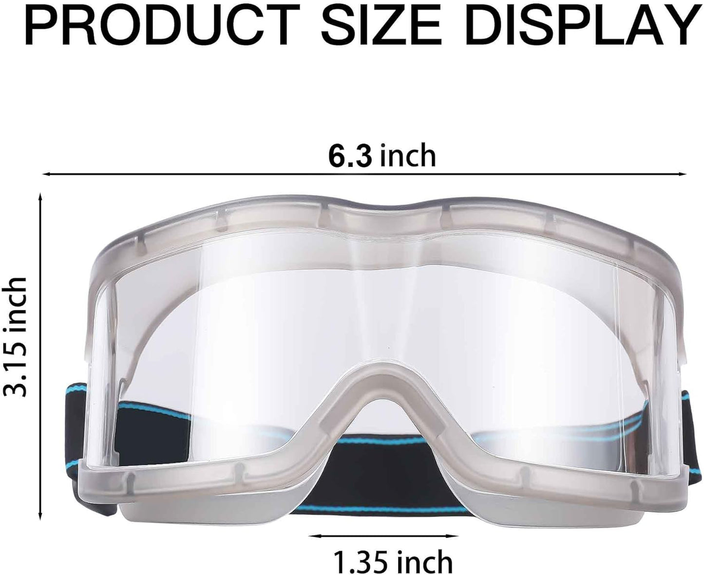 Chemistry Lab Safety Goggles,that Fit Over Glasses,Scientific, Construction, Woodworking