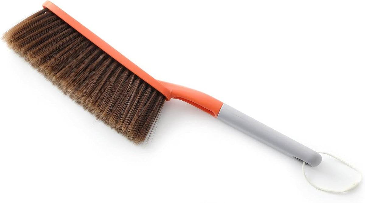 1 Pack 15" Hand Broom Brush,Soft Bristle Cleaning Brush,Counter Brush, Crumb Debris Sweeping