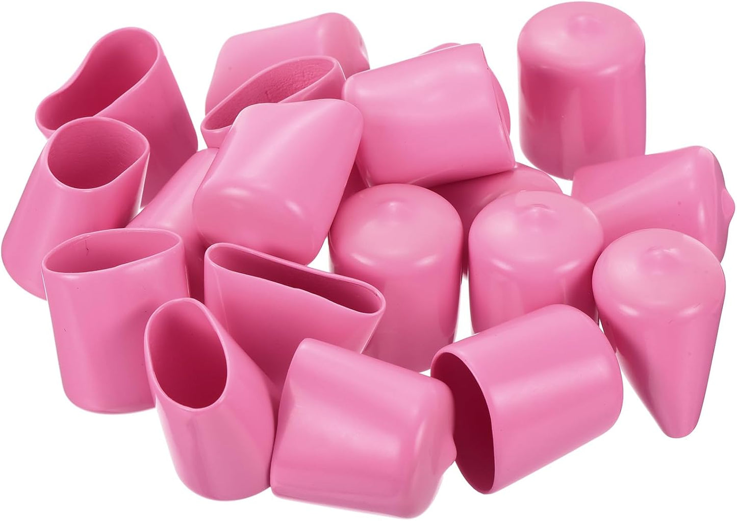 uxcell 20pcs Rubber End Caps 22mm(7/8 inch) ID Vinyl PVC Round Tube Bolt Cap Cover Screw Thread