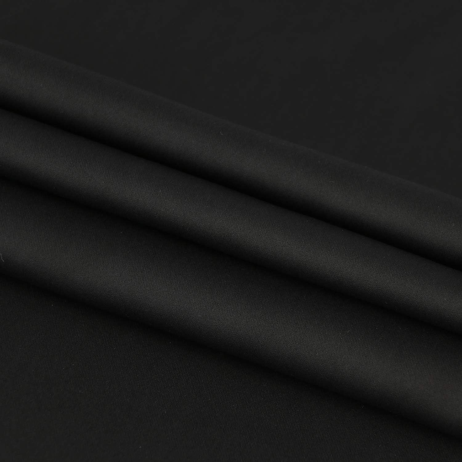DWCN French Door Curtains – Rod Pocket Thermal Blackout Curtain for Doors with Glass Window