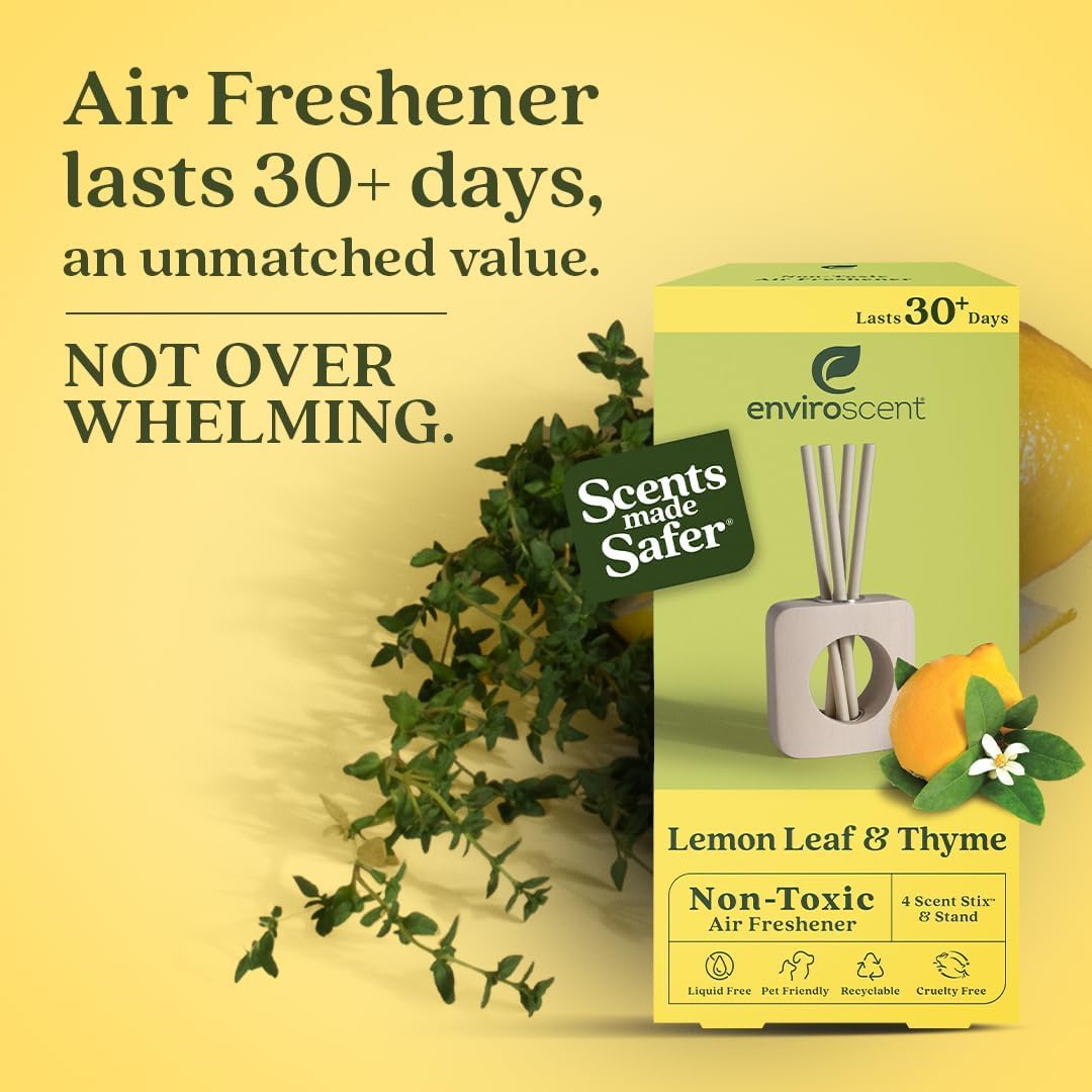 Enviroscent Non-Toxic Air Freshener for Home | Liquid Free Diffuser | Home Fragrance Lasts Over 30