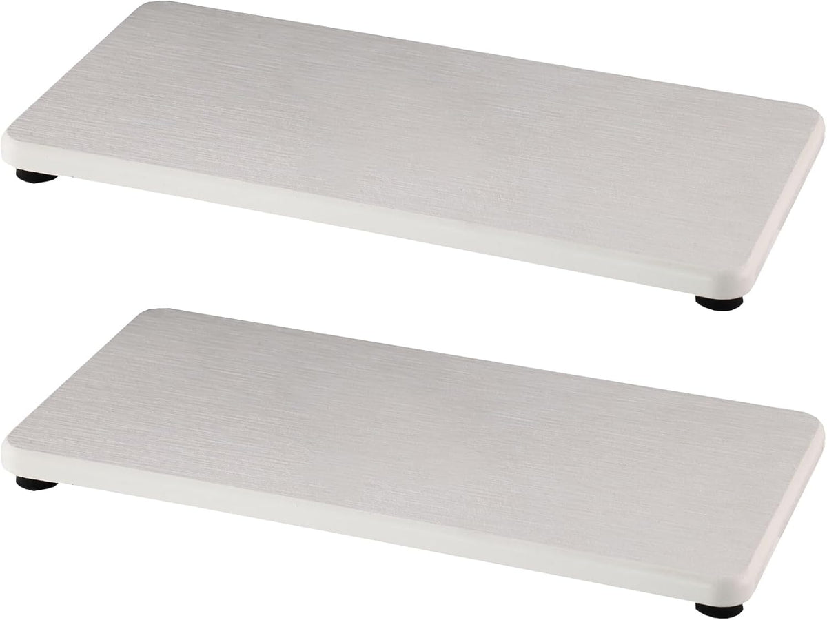 2 Pcs Water Absorbing Stone Trays, Kitchen/Bathroom Sink Soap Dish, Diatomite Tray Used for Hand