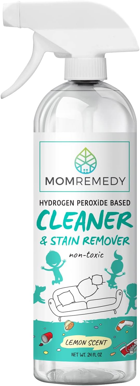 MOMREMEDY Hydrogen Peroxide All Purpose Cleaning Spray | Multipurpose Home Cleaner | Fabric and