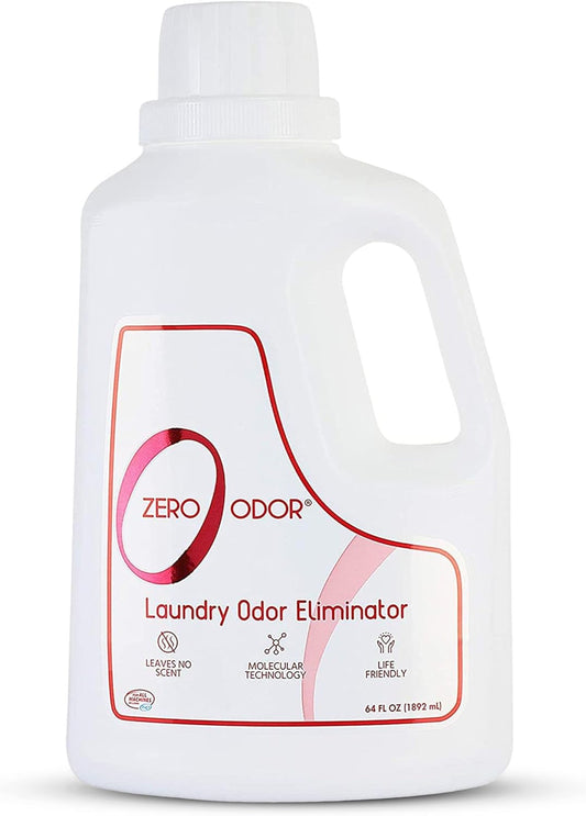 Zero Odor – Laundry Odor Eliminator - Permanently Eliminate laundry Odor – Patented Molecular