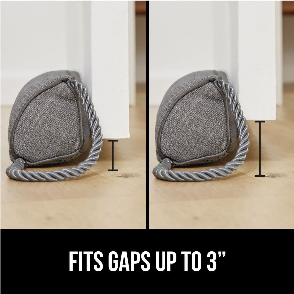 GORILLA GRIP Door Draft Stopper for Bottom of Doors, Weather Stripping Seal Blocks Hot Air, Noise