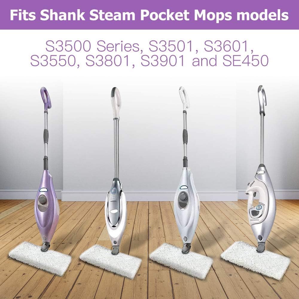Replacement Steam Mop Pads for Shark Steam Mop Pads Compatible with S3500 Series S3501 S3601 S3550