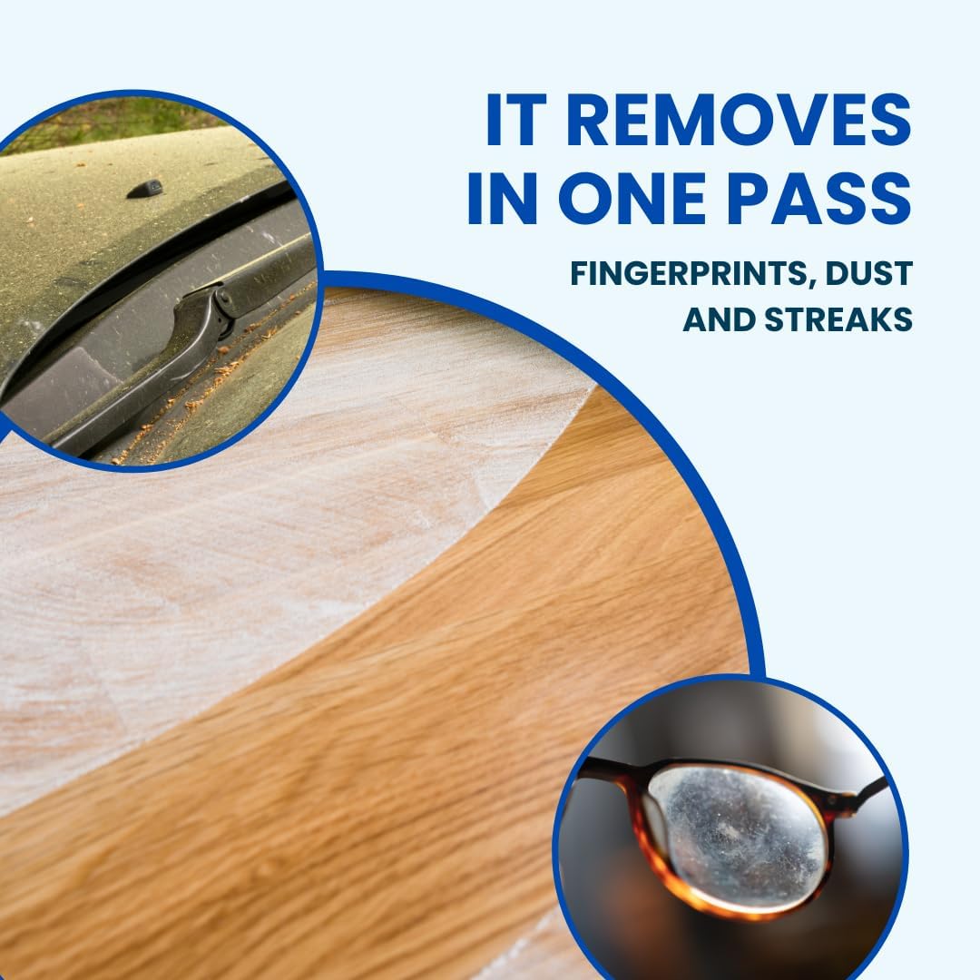 Supercloth® Premium Microfiber Cleaning Cloth for All-Purpose, Lasts Over 5 YEARS, Glasses Cleaning