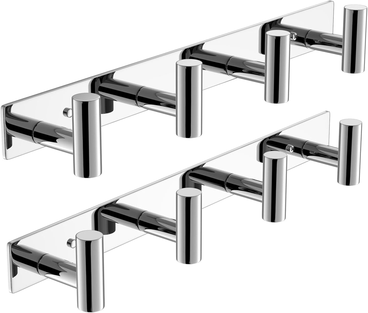 VAEHOLD Hat and Coat Wall Mount Rack - Hooks for Robes, Bags, Keys, and Towels - Bathroom Towel