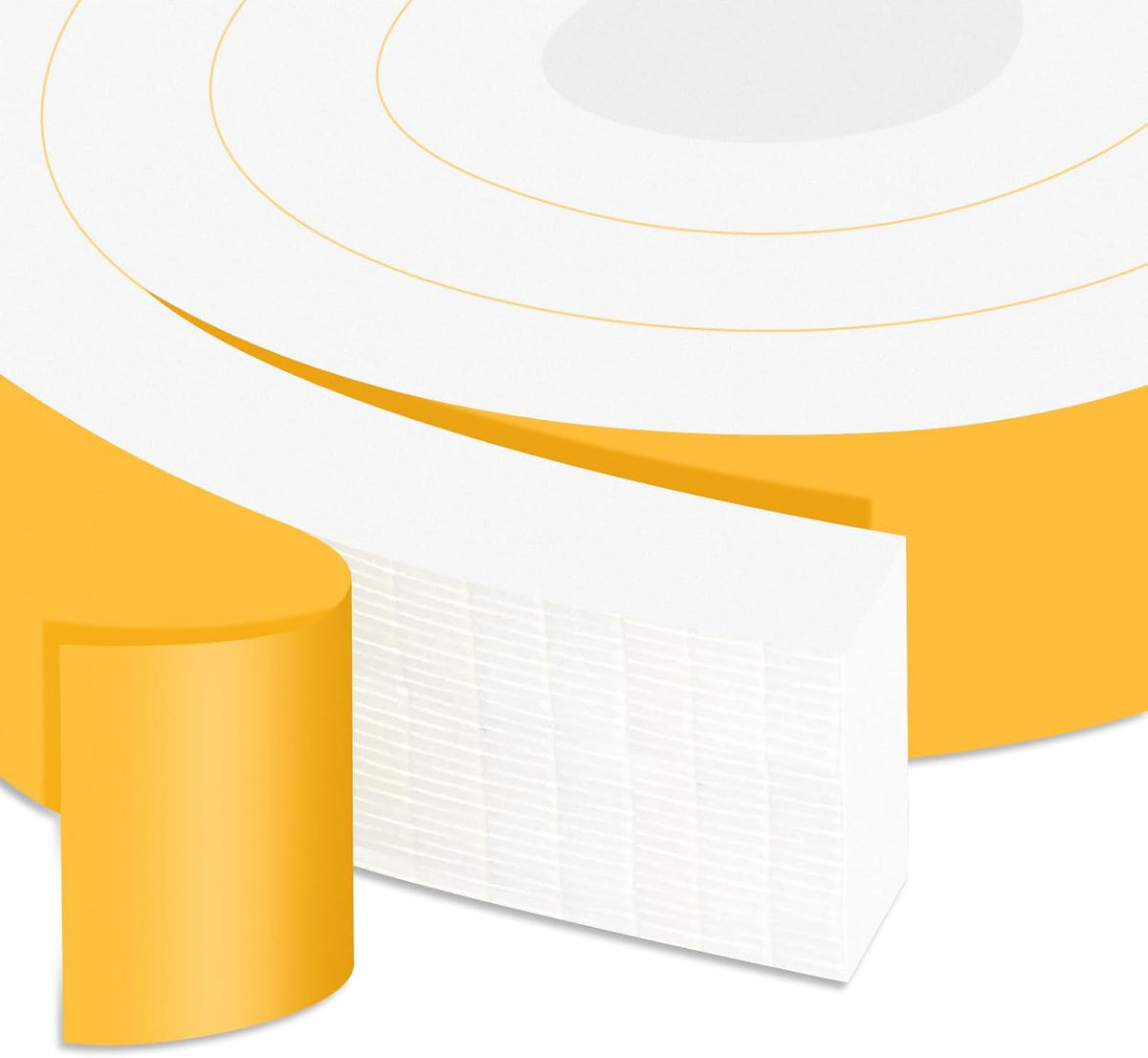 Weather Stripping Door Seal Strip, Adhesive Foam Insulation Tape for Doors and Windows, Closed Cell