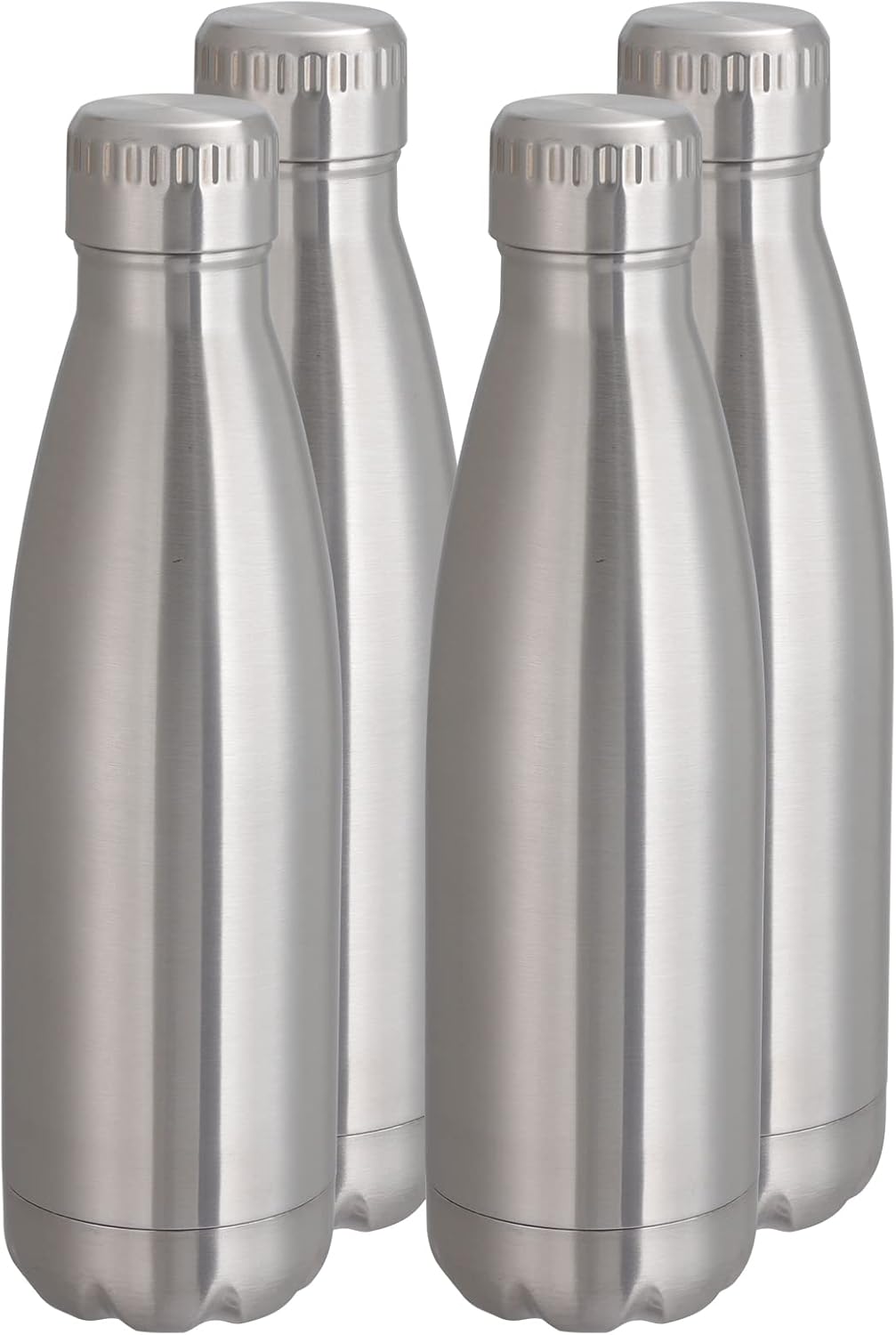 VEGOND 17oz Stainless Steel Water Bottles Bulk, Reusable Metal Sports Water Bottle Keeps Drink Hot