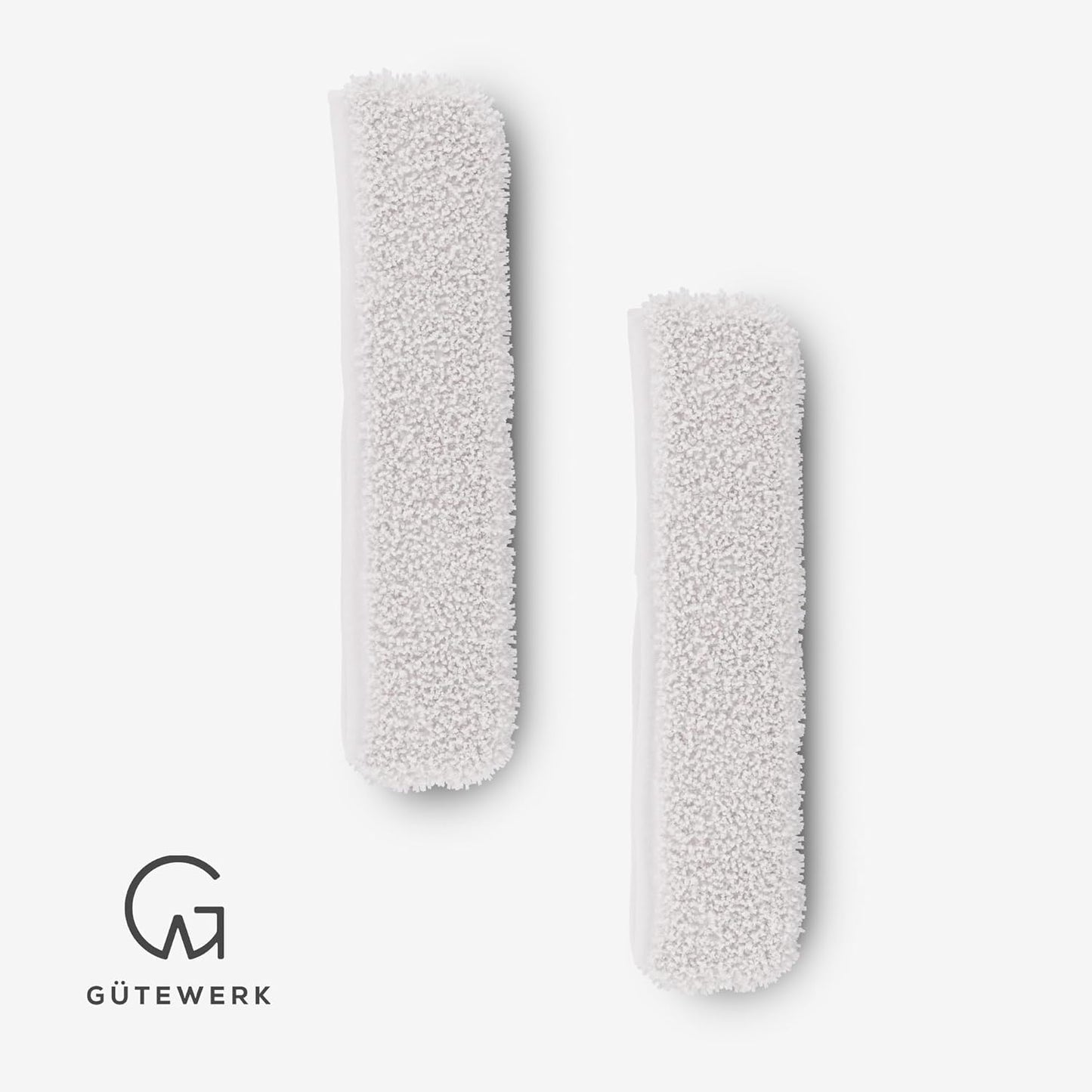 GÜTEWERK 2× Microfibre Cloths – Accessory for 11" Squeegee – Lint-Free, Streak-Free Cleaning for
