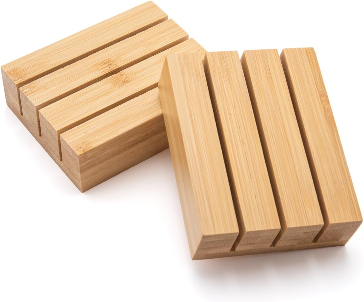 Purawood Kitchen Drawer Organizer with Knife Blocks - Utensil Drawer Organizer for Kitchen, Cutlery