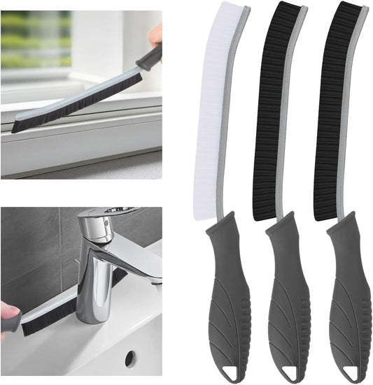 3Pcs Hard Bristle Crevice Cleaning Brush, Scrub Brush, Kitchen Sink Cleaning Brush, Grout Brush