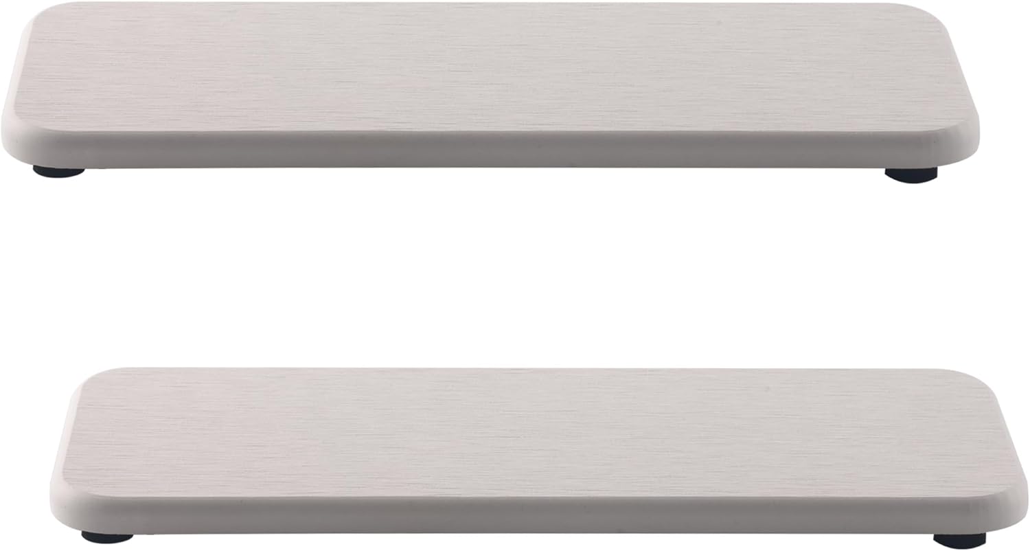 2 Pcs Water Absorbing Stone Trays, Kitchen/Bathroom Sink Soap Dish, Diatomite Tray Used for Hand