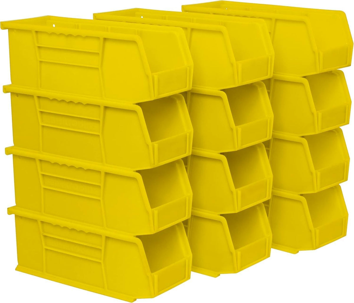 Akro-Mils 30224 AkroBins Plastic Storage Bins, Space-Saving Stackable Bins for Garage, Pantry
