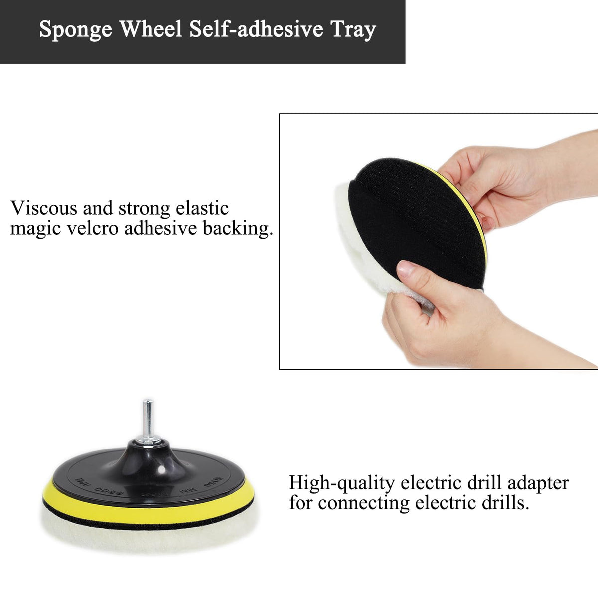 Car Foam Polishing Buffing Kit, Polishing Buffing Pads, Wool Pads, Polishing & Buffing Wheels, for