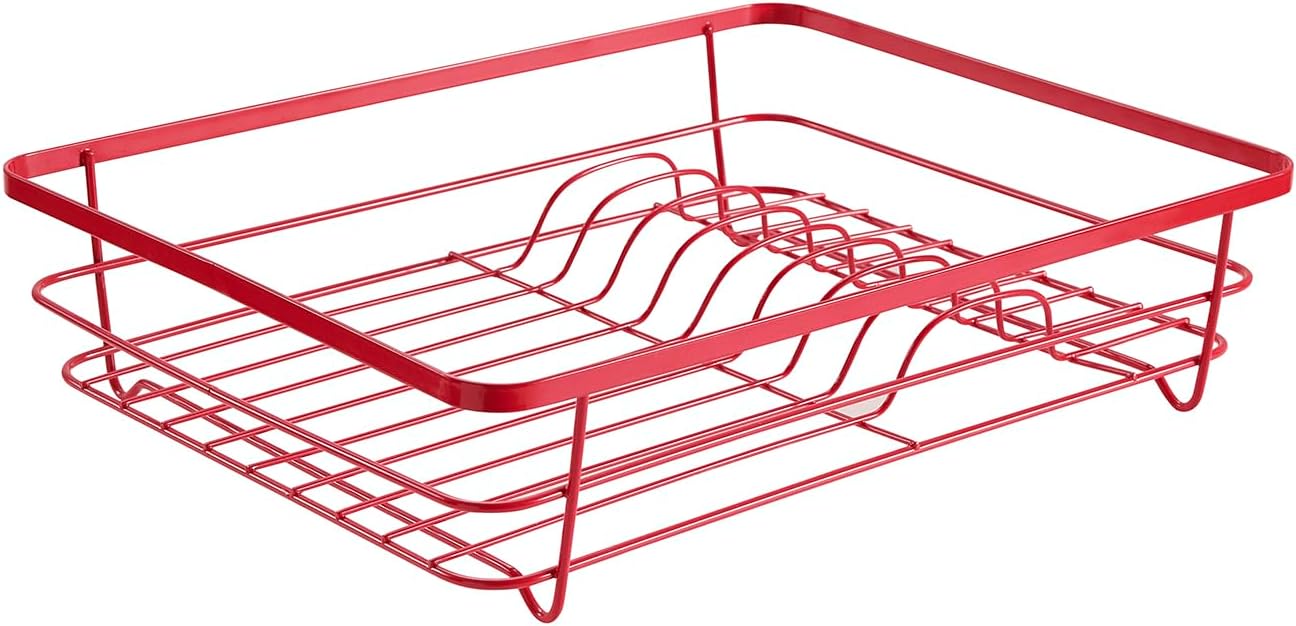 Dish Drying Rack 3 Piece Dish Drainer with Drainboard Set for Kitchen Counter – Dish Rack with