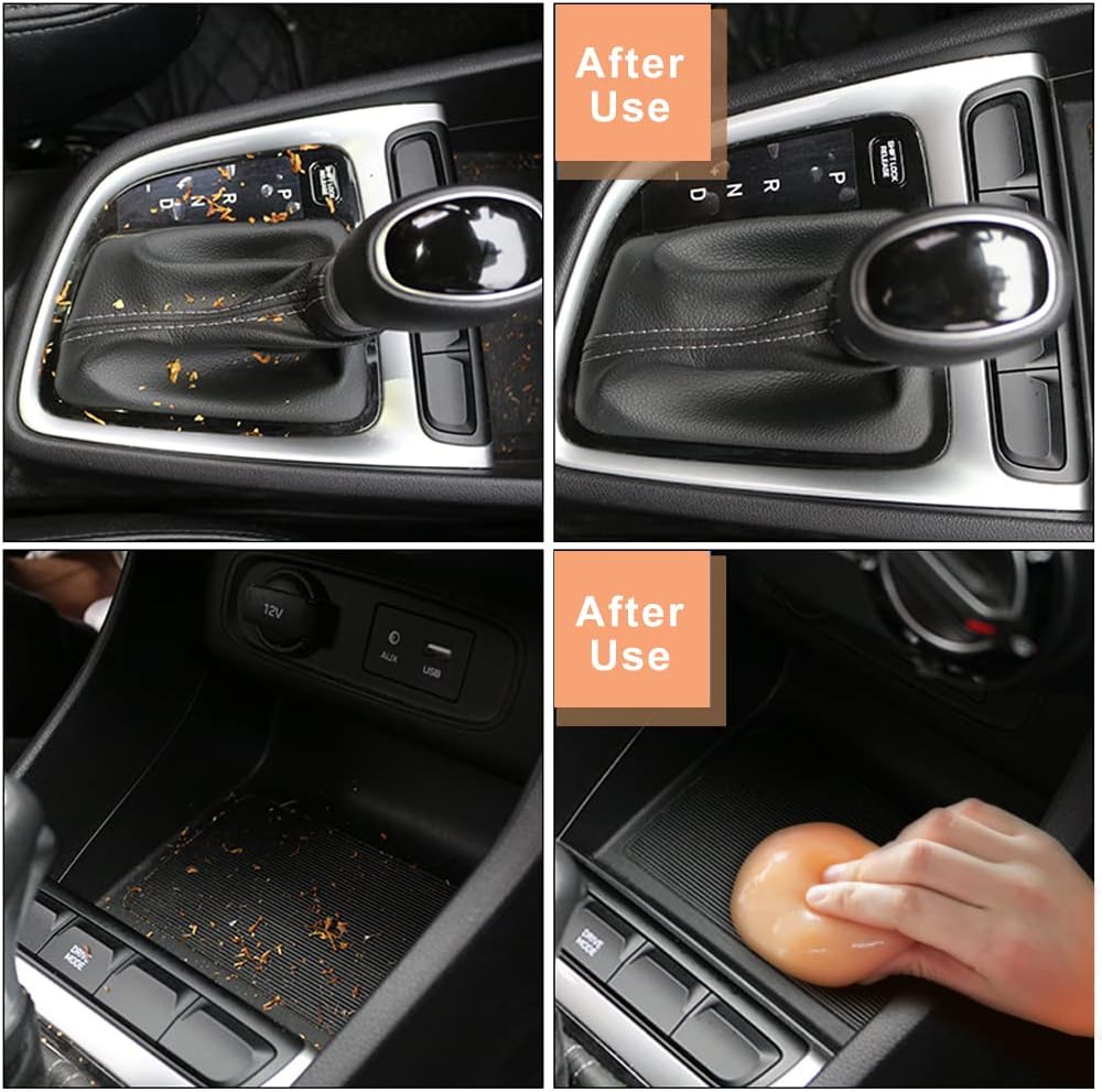TICARVE 2Pack New Cleaning Gel Detail Putty Car Gel Auto Detailing Tools Car Interior Cleaner Car