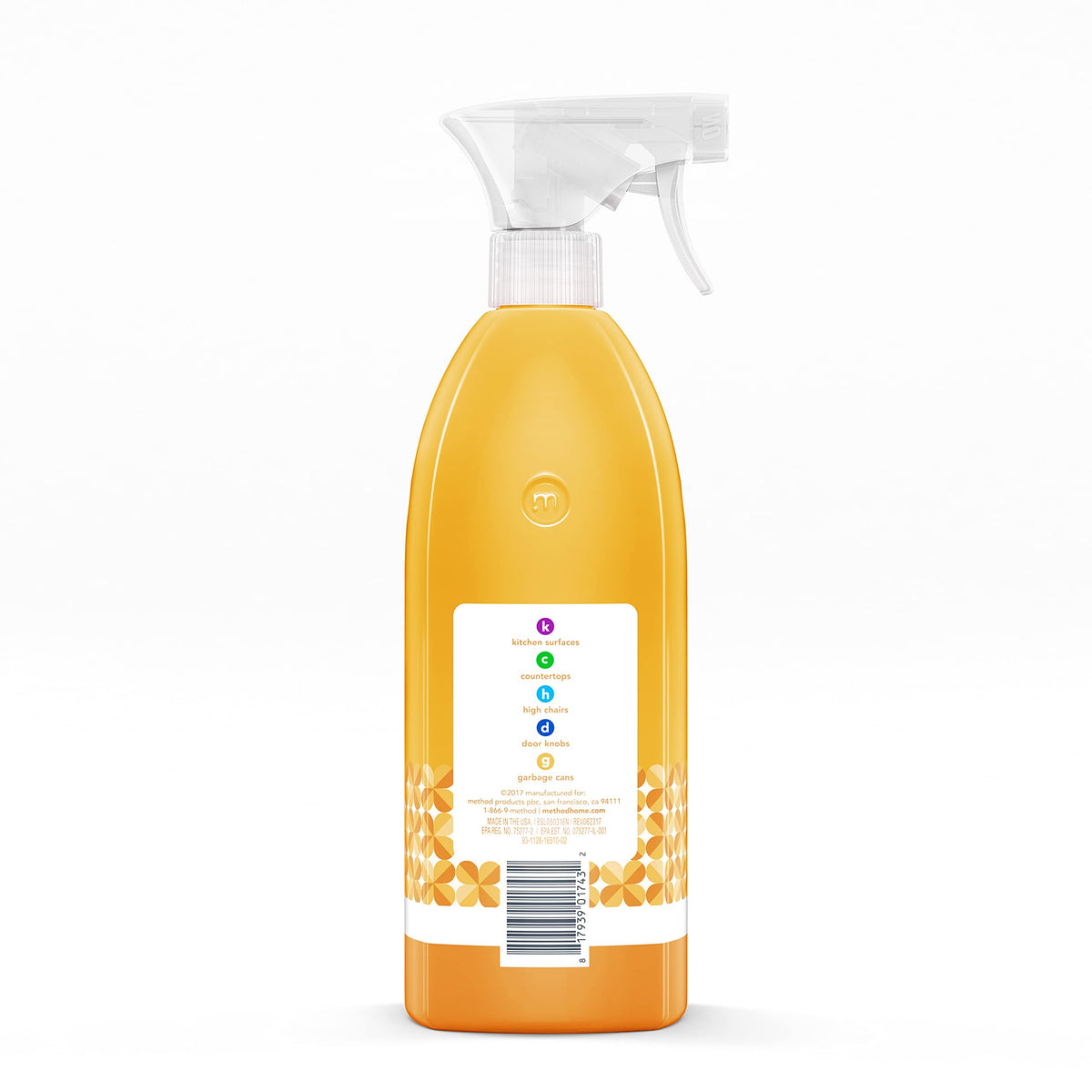 method All-Purpose Cleaner Spray, Citron, 28 fl oz, 4 Pack