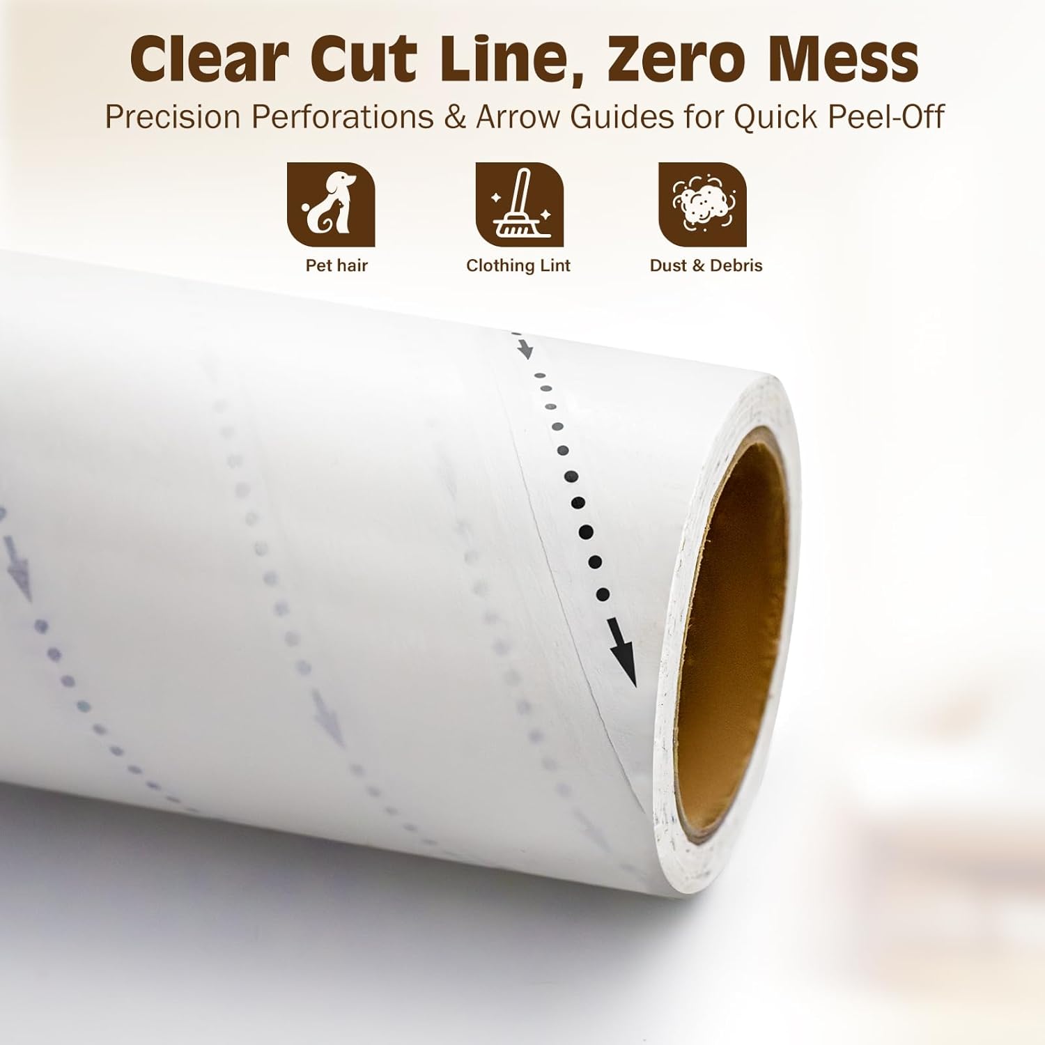 Large Lint Rollers for Pet Hair Extra Sticky,9.45''/6.3"Pet Hair Removal Tool Roller for Dog Cat