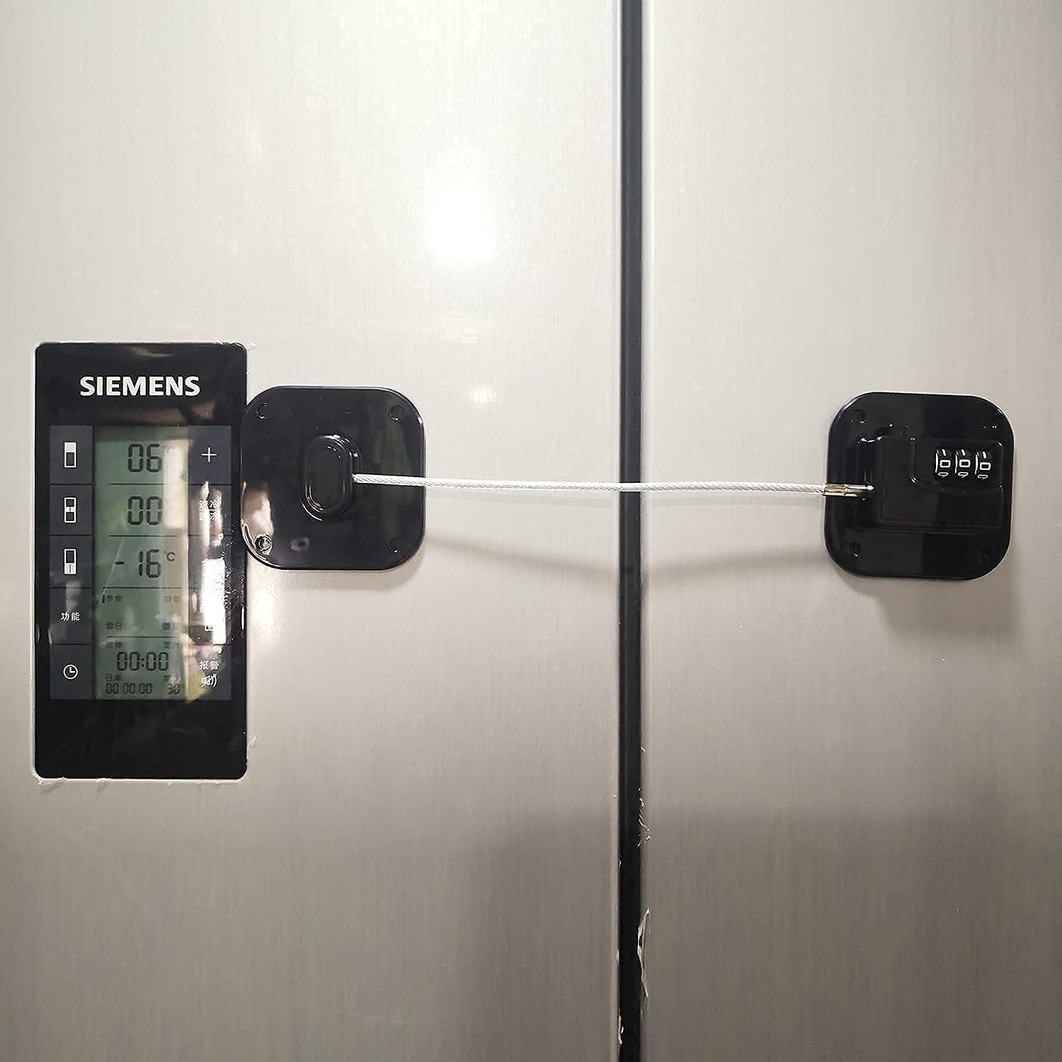 YEYA Upgraded Refrigerator Door Lock with Combination for Adults, Lock for Fridge, Freezer, File