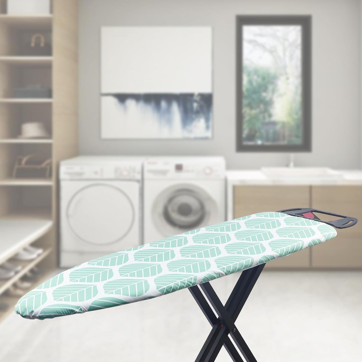 Ironing Board Cover and Pad, Standard Size 15 x 54, Thick Padding with Elasticized Edges, Heat
