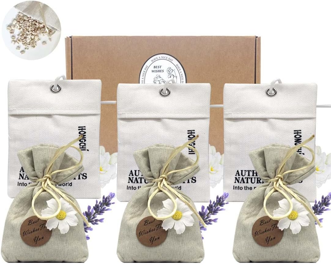 6-Pack Fresh Scented Sachet Packet, Air Freshener Bags for Drawers, Closets, Cars, Long Lasting