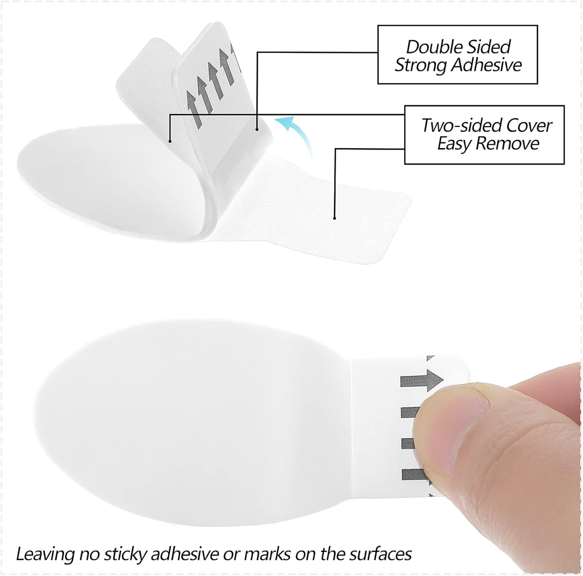 Blulu 12 Pcs Clear Adhesive Hooks for Hanging Wall Hooks Heavy Duty 22 lb Max No Damage Waterproof