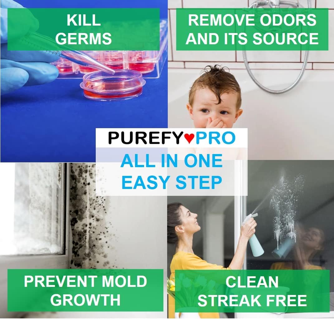 Purefypro Disinfectant Airesol Spray (100ml, 2 Pack) Eliminate 99.9999% Virus and Germs. No