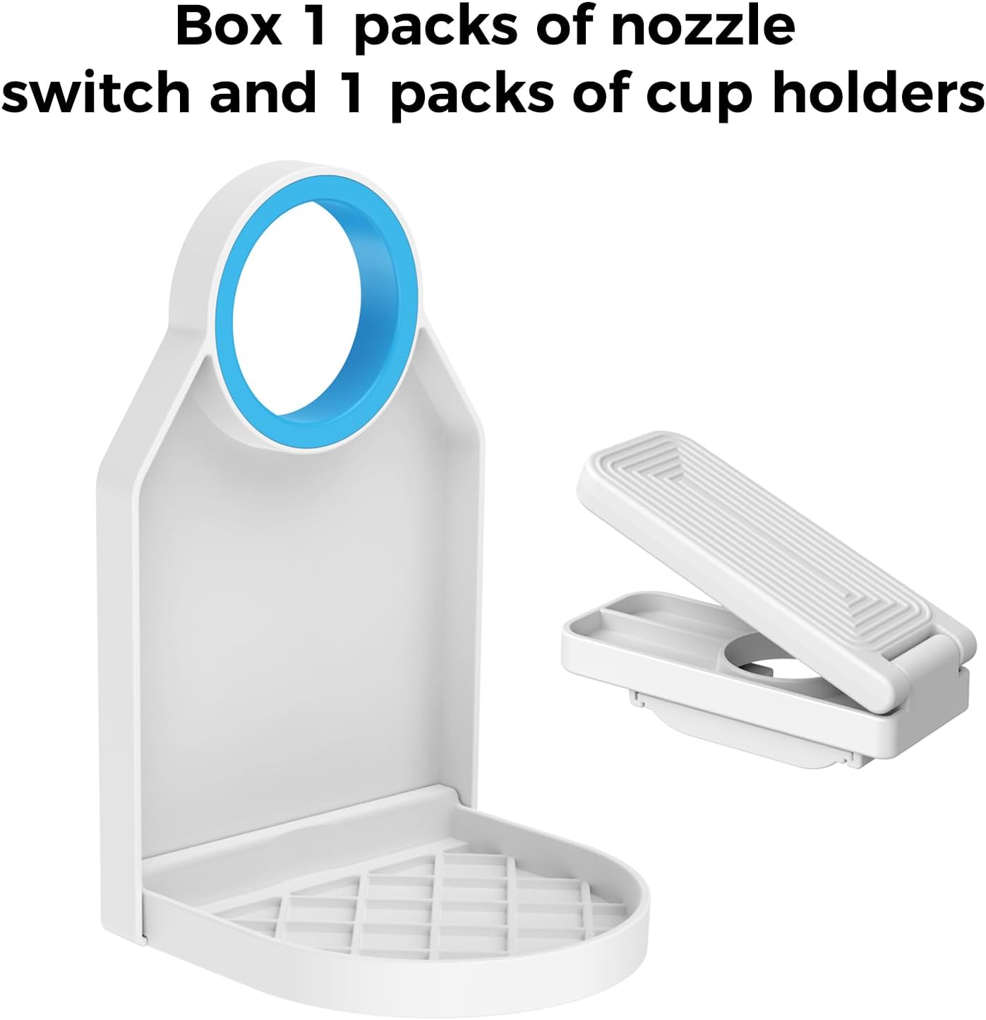 Laundry Detergent Dispenser Cup Holder & Nozzle Force-Saving Switch, Drip Catcher, Soap Dispenser