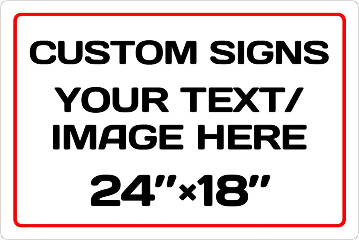 Personalized signs,Aluminum Weatherproof Metal Sign,Optional reflective,Personalized Text And