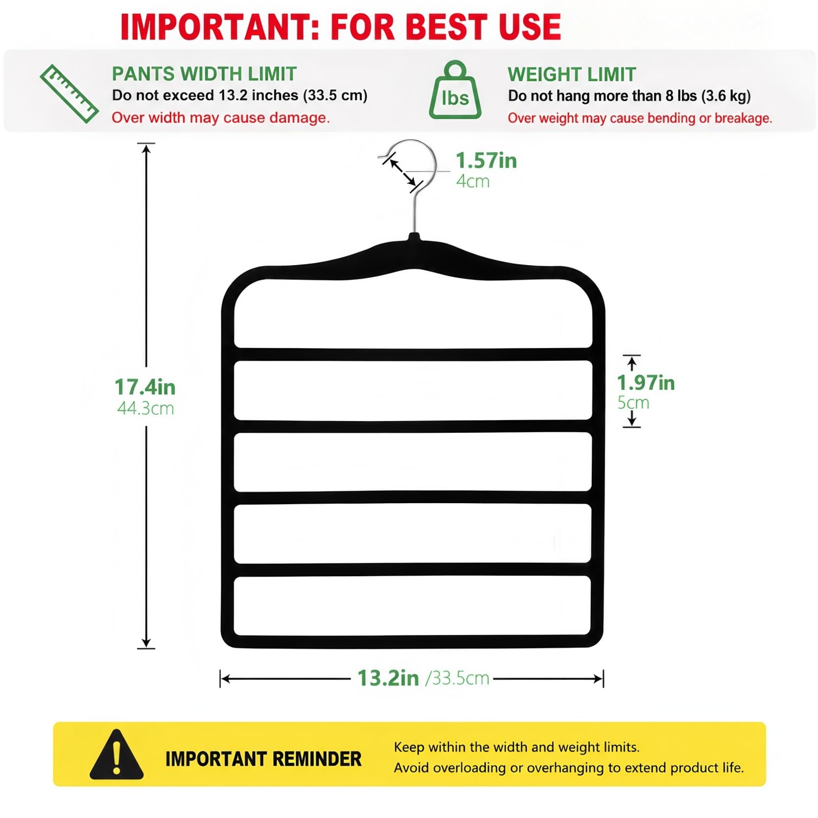 Closet Organizers and Storage,3 Pack Organization and Storage Pants-Hangers-Space-Saving,Velvet