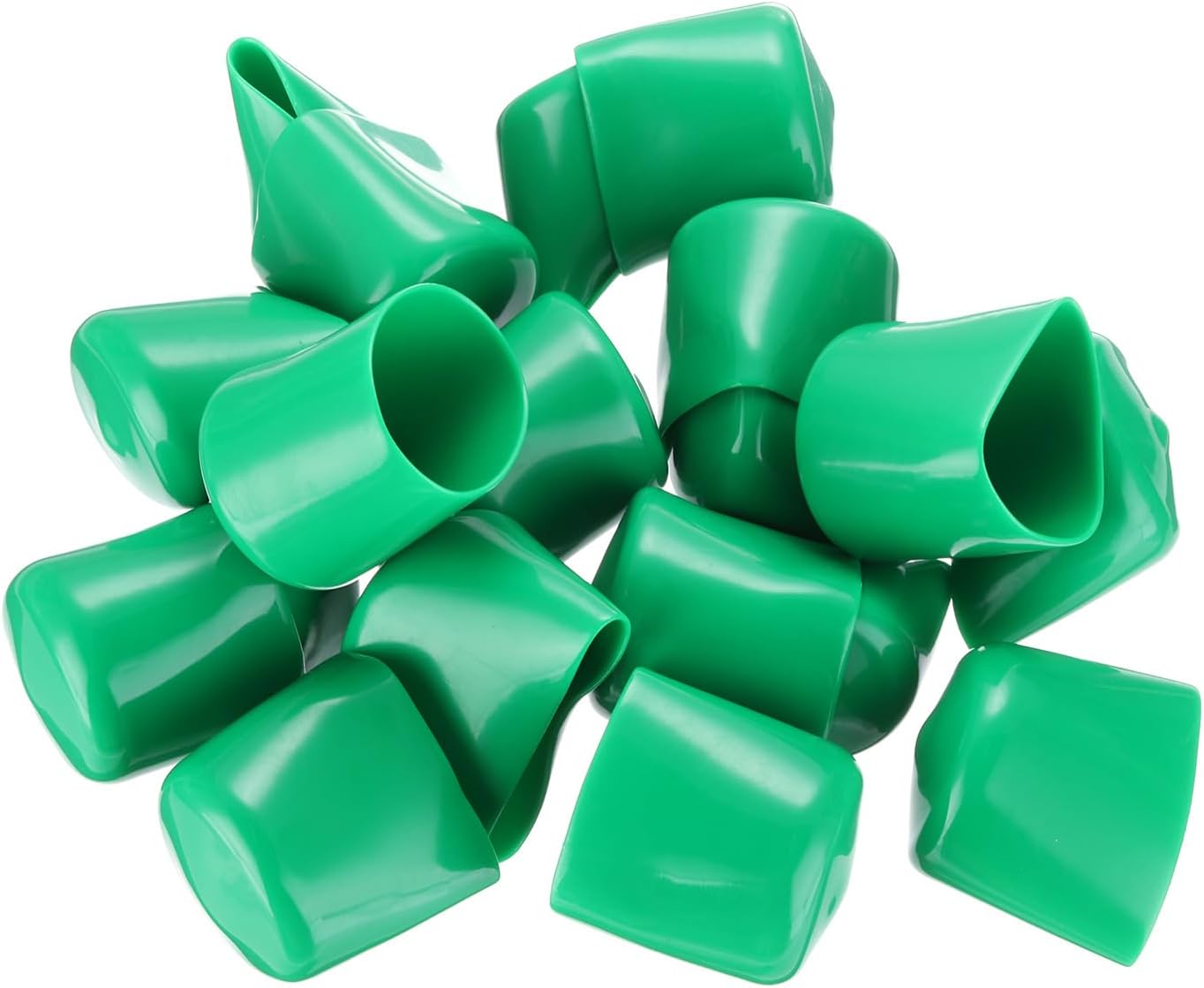 uxcell 20pcs Rubber End Caps 40mm ID Vinyl PVC Round Tube Bolt Cap Cover Screw Thread Protectors