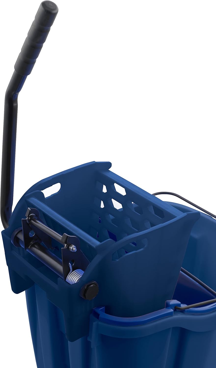 Carlisle FoodService Products Omnifit Mop Bucket with Side Press Wringer and Soiled Water Insert