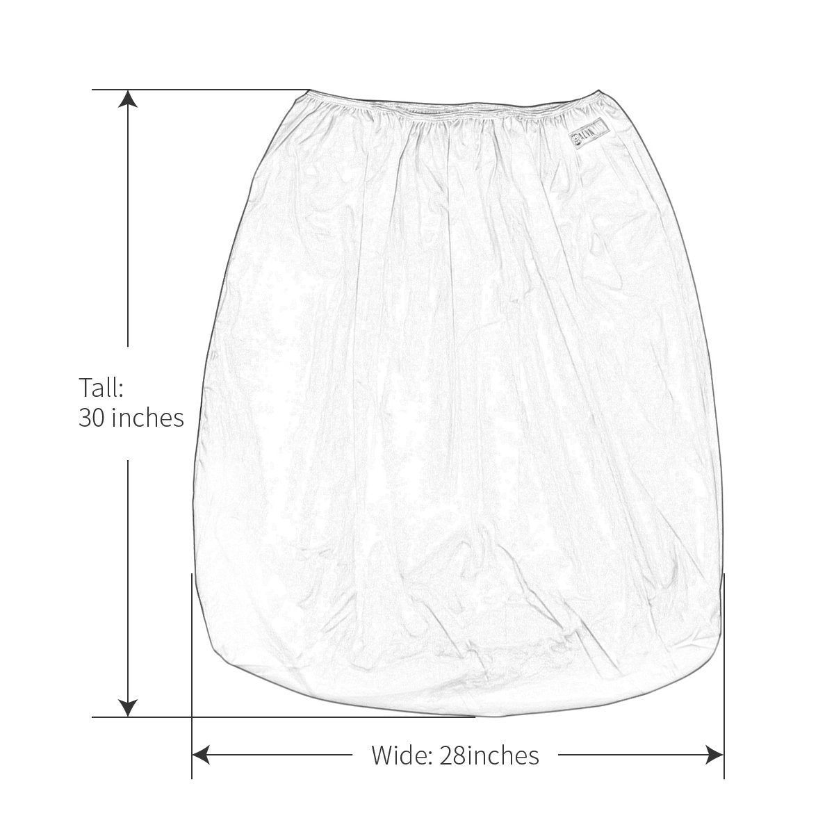 ALVABABY 2 Pack Reusable Diaper Pail Liner for Cloth Diaper,Rubbish Bag,Laundry,Fits for 13.3