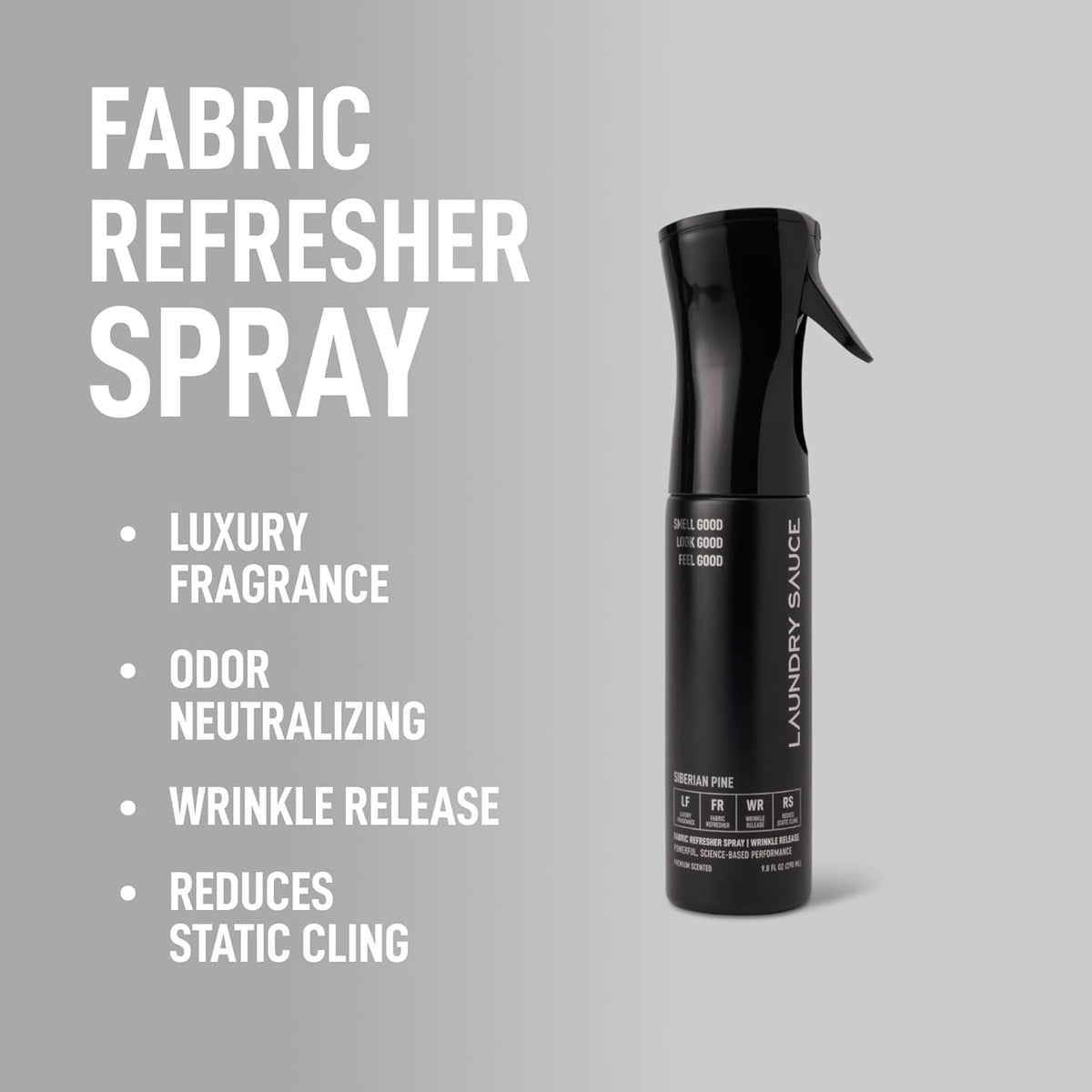 Laundry Sauce Fabric Refresher Spray, Odor-Fighting Fabric Refresher, Fragrance and Laundry Scent