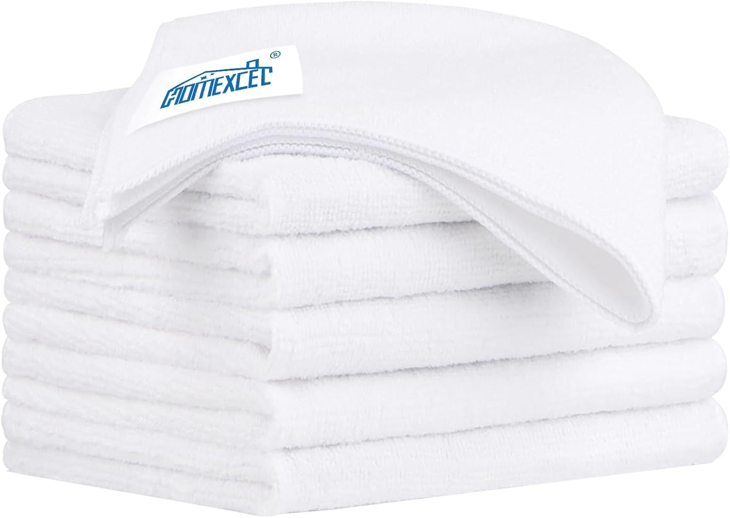 HOMEXCEL Microfiber Cleaning Cloth 6 Pack 12.5 x 12.5 inch Microfiber Towels for Cars Ultra