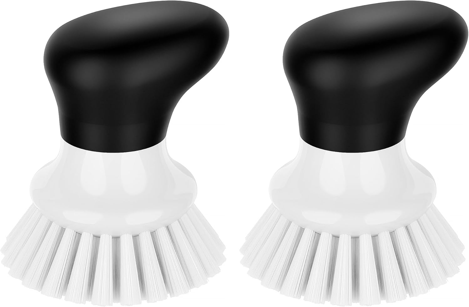 MR.SIGA Dish Scrub Brush, Palm Brush Dish Scrubber with Ergonomic Grip, Kitchen Brushes for Dishes