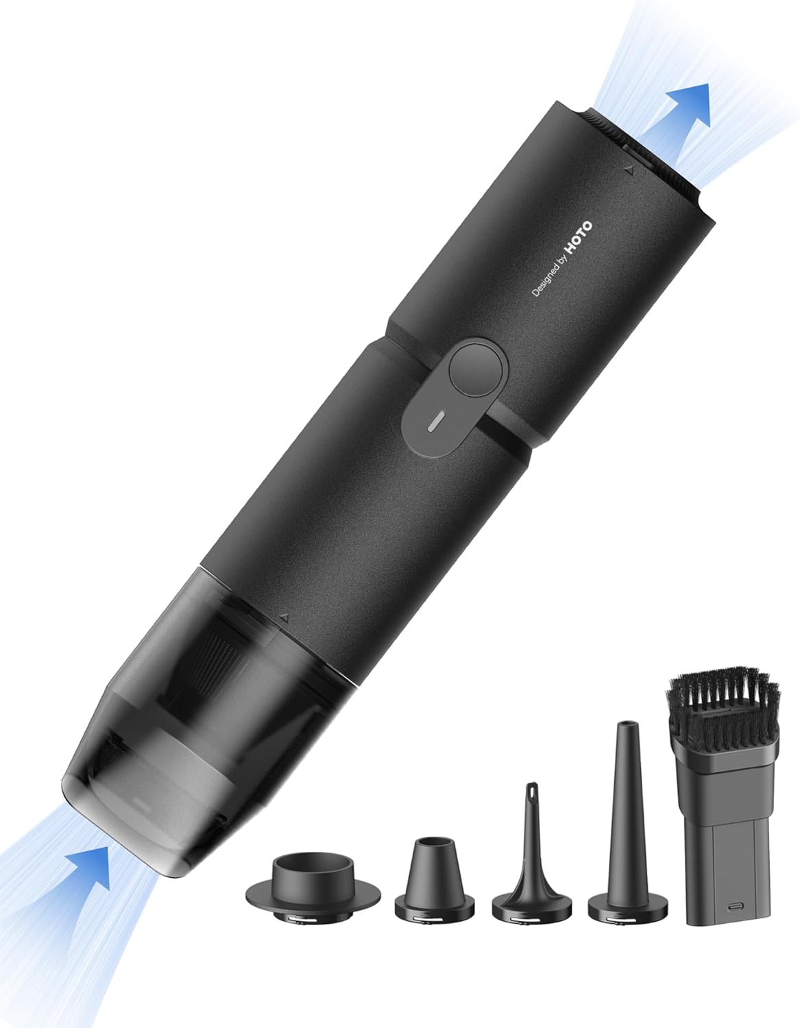 HOTO Handheld Vacuum Cleaner Cordless, Desk Vacuum Cleaner Compressed Electric Air Duster 15000Pa