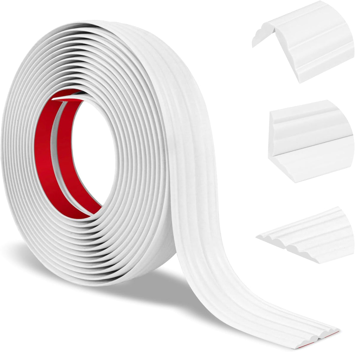 Wall Corner Protector Peel and Stick Corner Trim Molding Flexible Inside & Outside Wall Edge Guard