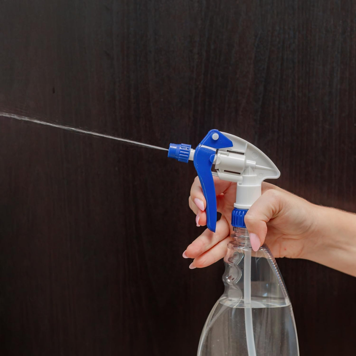 Heavy Duty 32oz Plastic Spray Bottles for Cleaning - Large Empty Industrial Bottles for Gardening