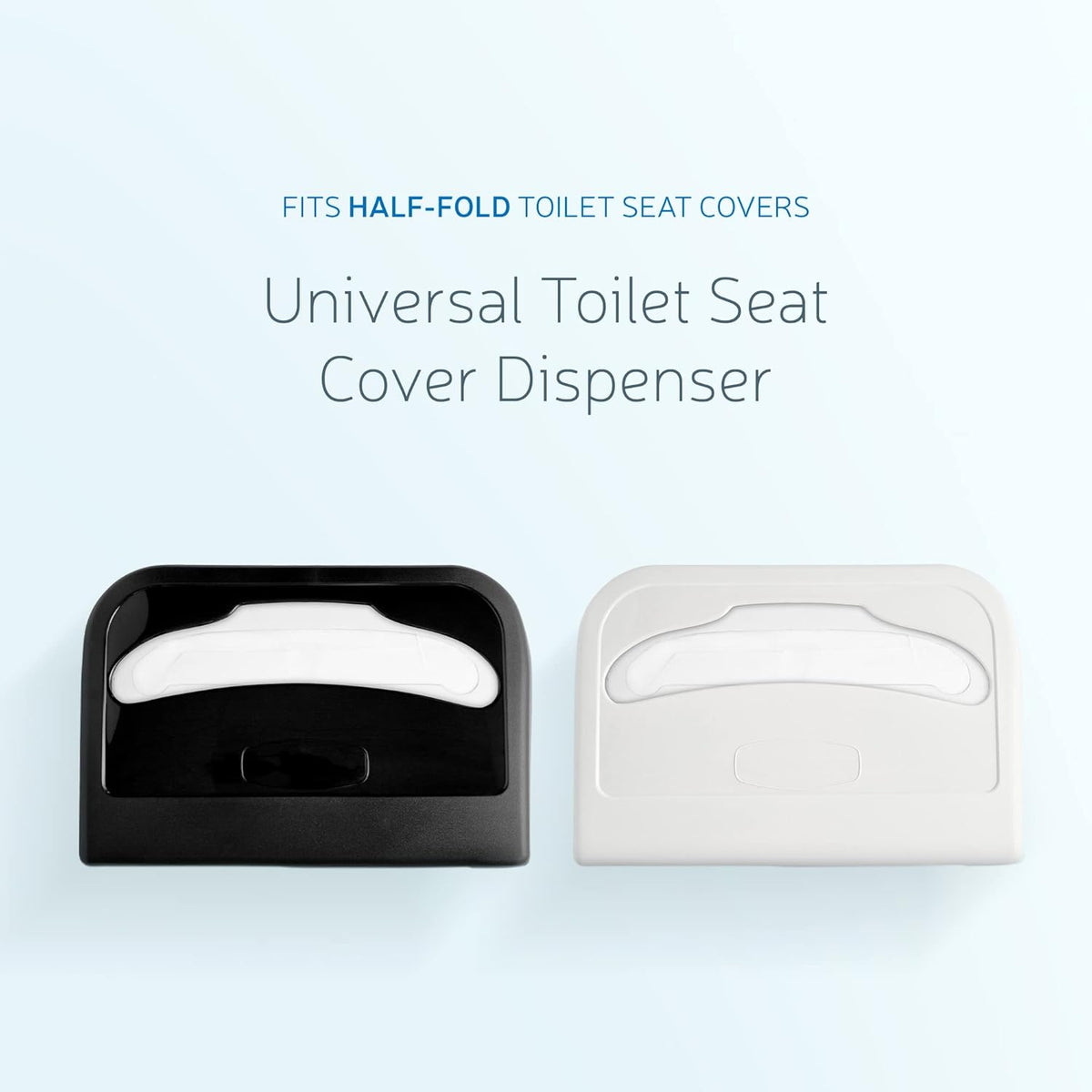 EZbrnd Wall Mount Half-Fold Toilet Seat Cover Dispenser for Commercial/Washroom/Office, Seat Cover