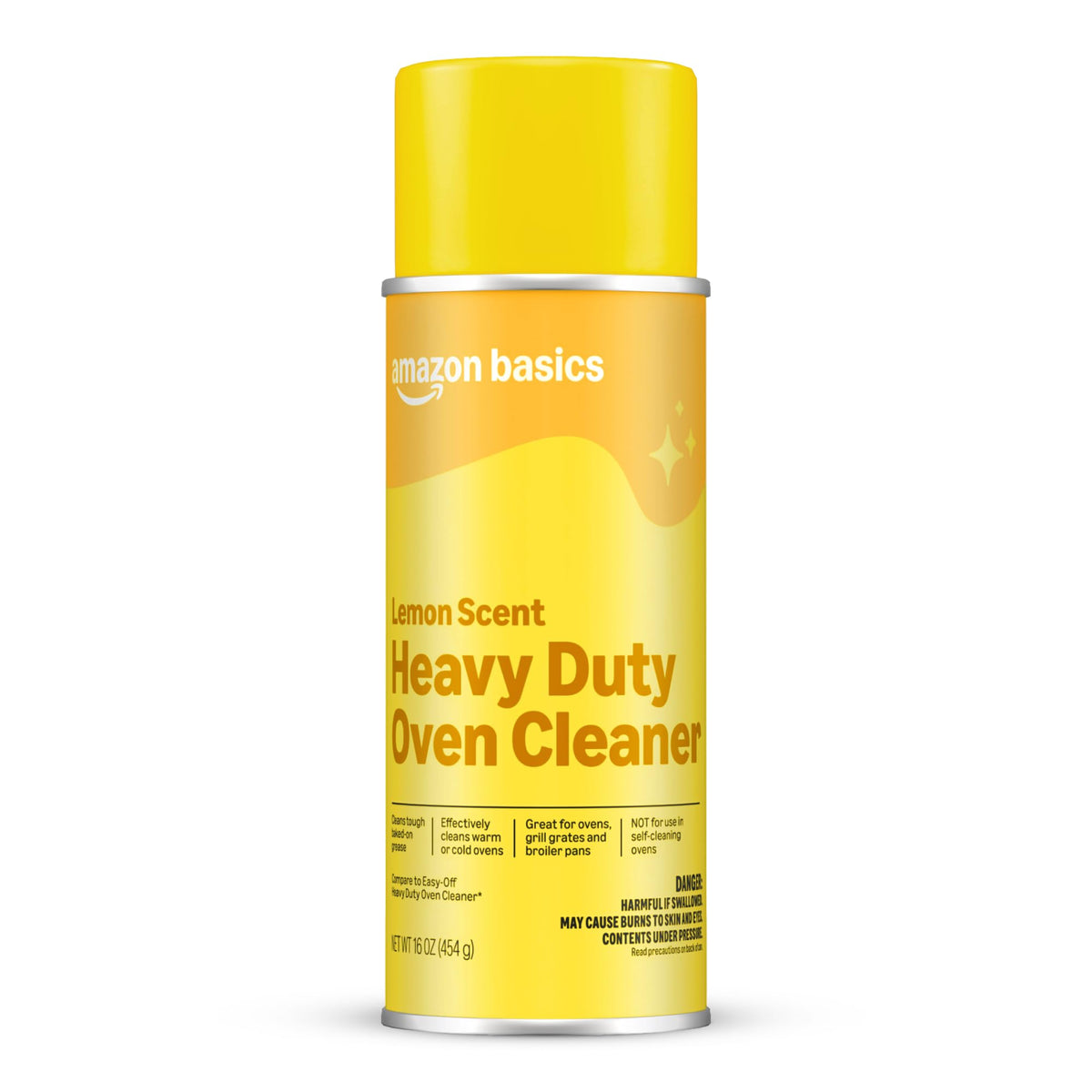 Amazon Basics Heavy Duty Oven Cleaner, Lemon Scented, 16 oz, Pack of 1